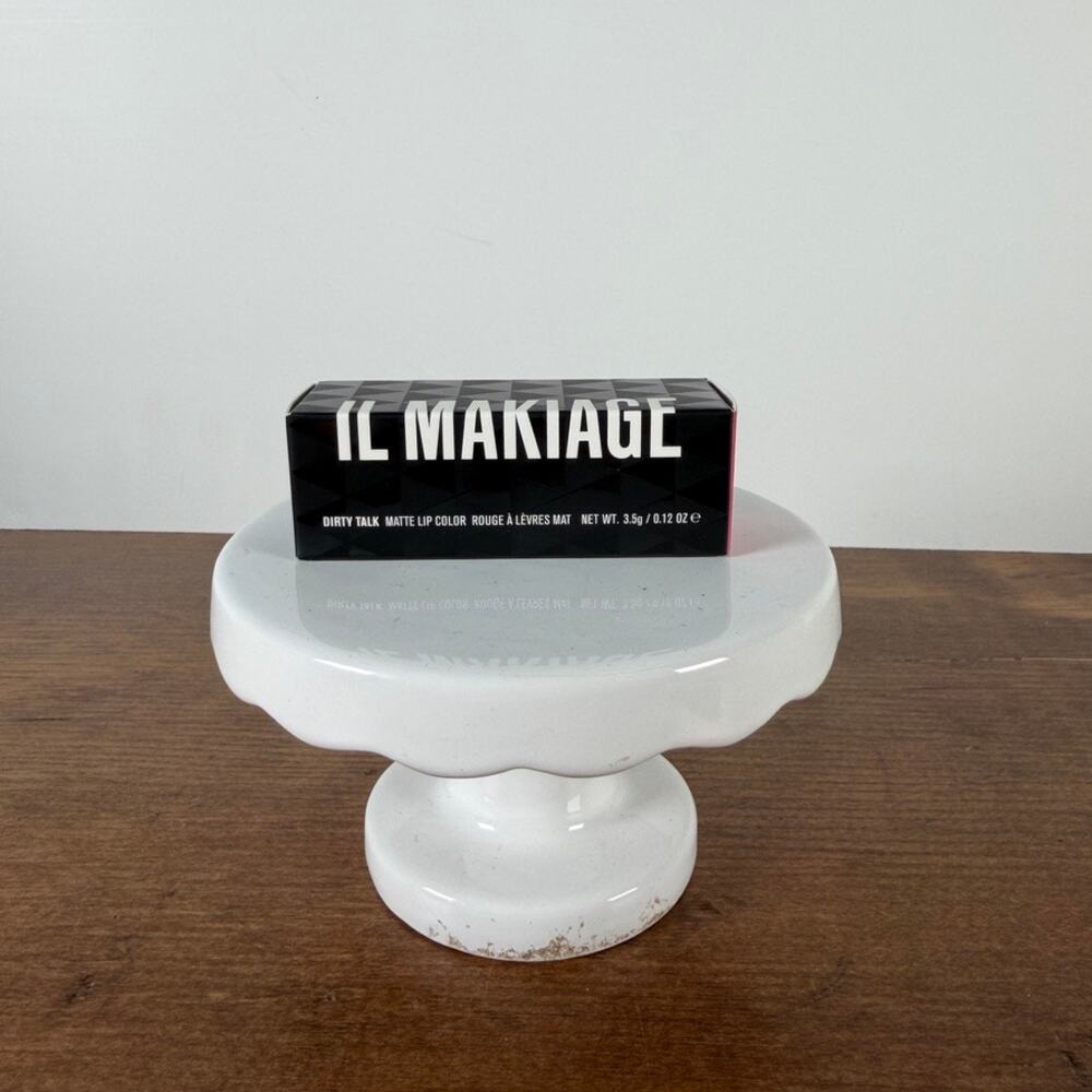 NIB IL MAKIAGE Dirty Talk Matte Lip Color - Shade Elwa 708